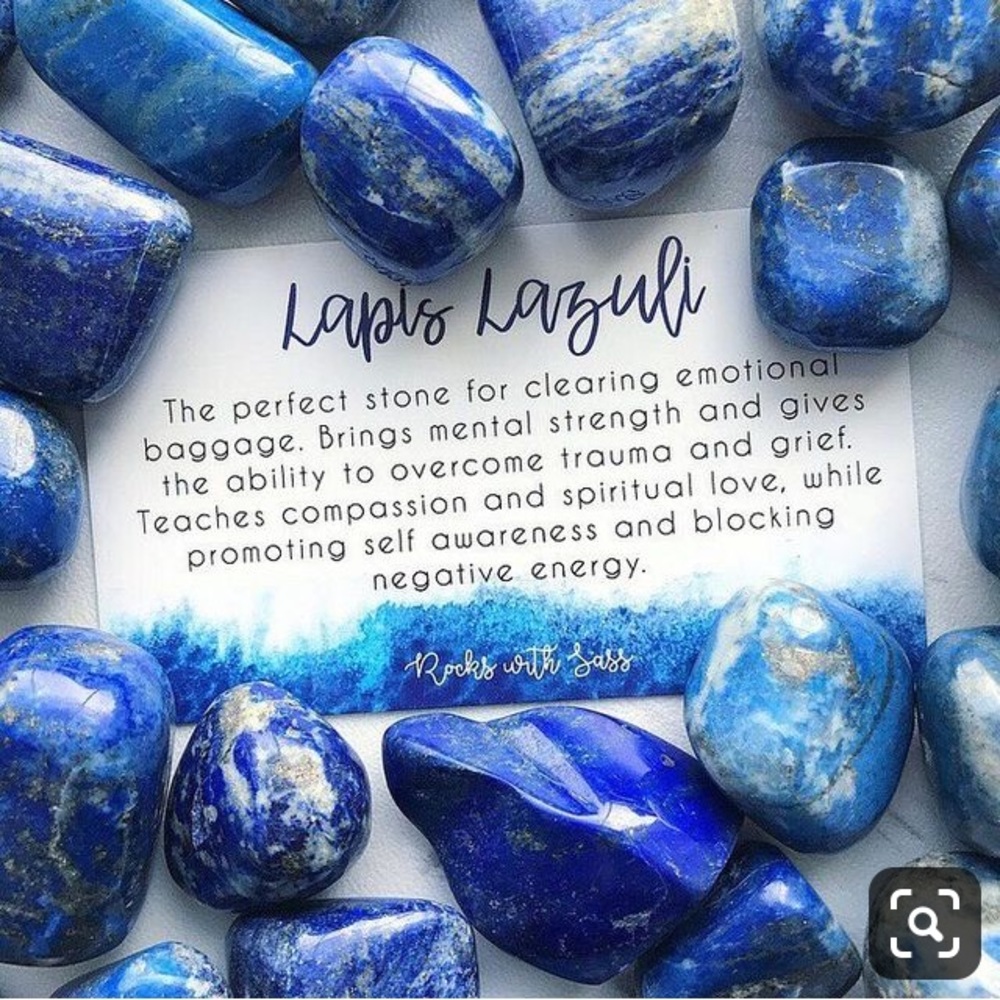 Lapis  lazuli and silver cube bracelet - Picture 5 of 5